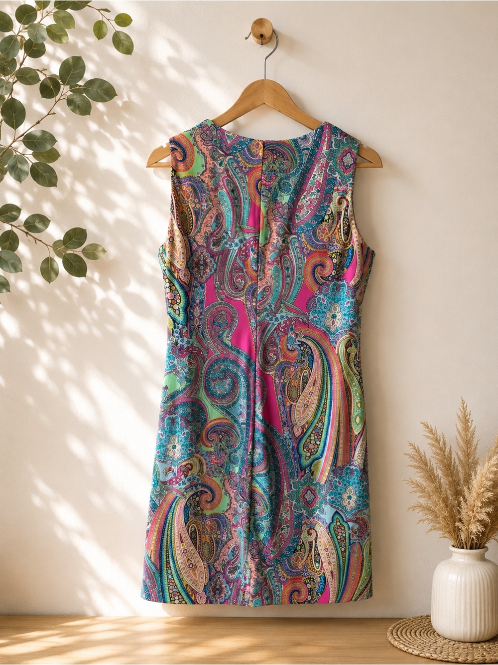 NWT Tommy Hilfiger Paisley Sheath Dress 👗 - Picture 3 of 3